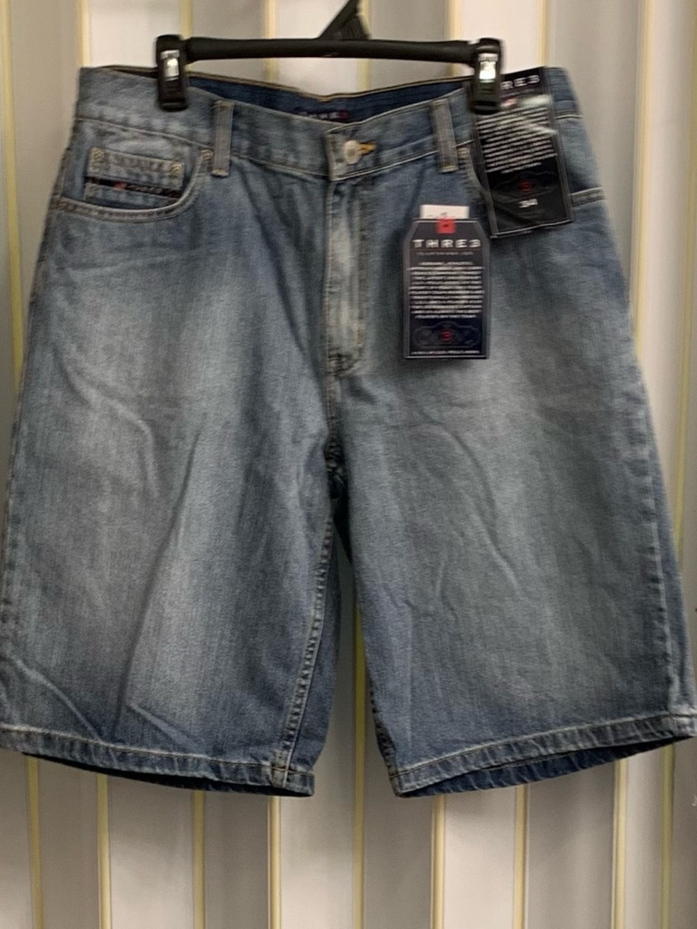 Thre3 Brand Baggy Denim Jorts ( Jean Short )